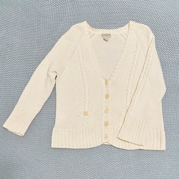 Banana Republic Sweaters - *SOLD* Banana Republic Cable Knit Cardigan Sweater